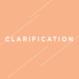 Clarification